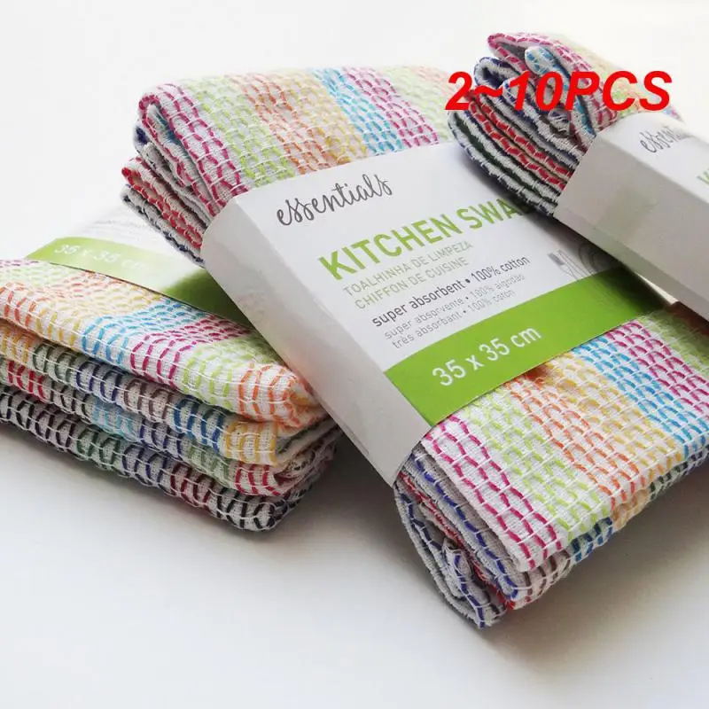 

2~10PCS Dish Cloth Absorbent Lint-free A Wide Range Of Applications The Perfect Combination Of Form And Function