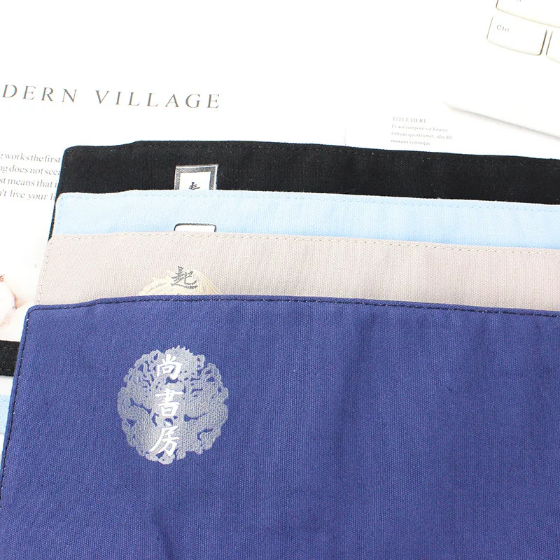 

Заводская прямая креативная холщовая шторка на роликах, минималистичный пенал для учеников младшей и старшей школы, занавеска-карандаш бол...