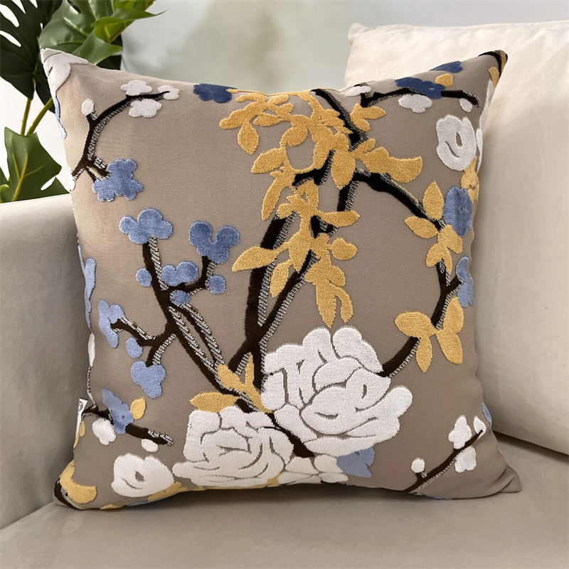 

Бархатная наволочка для подушки Jacquard 43x43см