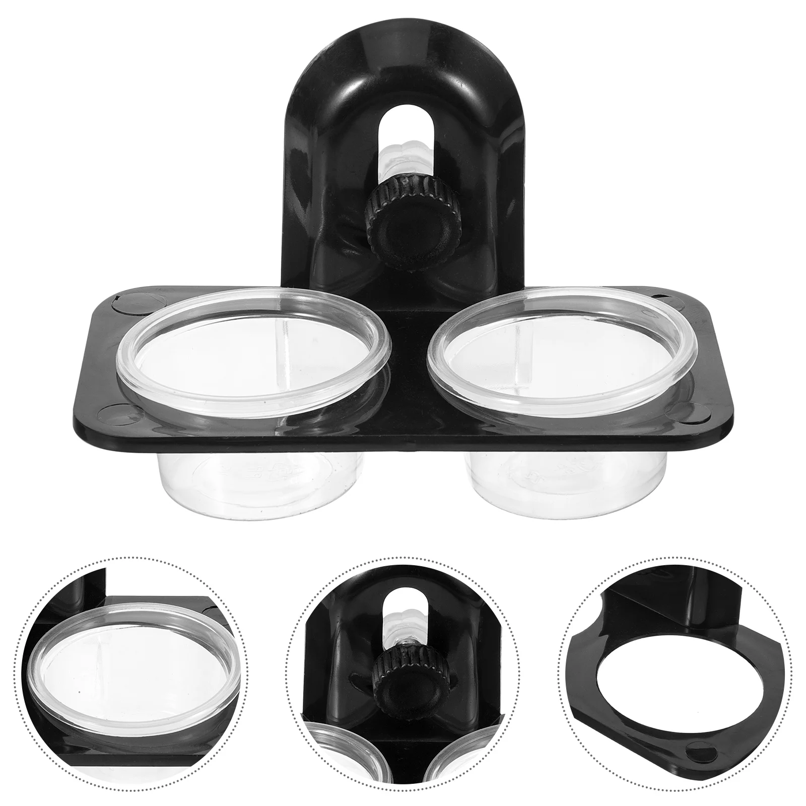 

reptile water dish basin drinking feeder feeding ledge feeding supplies for turtle gecko lizard scorpion ( screw type )