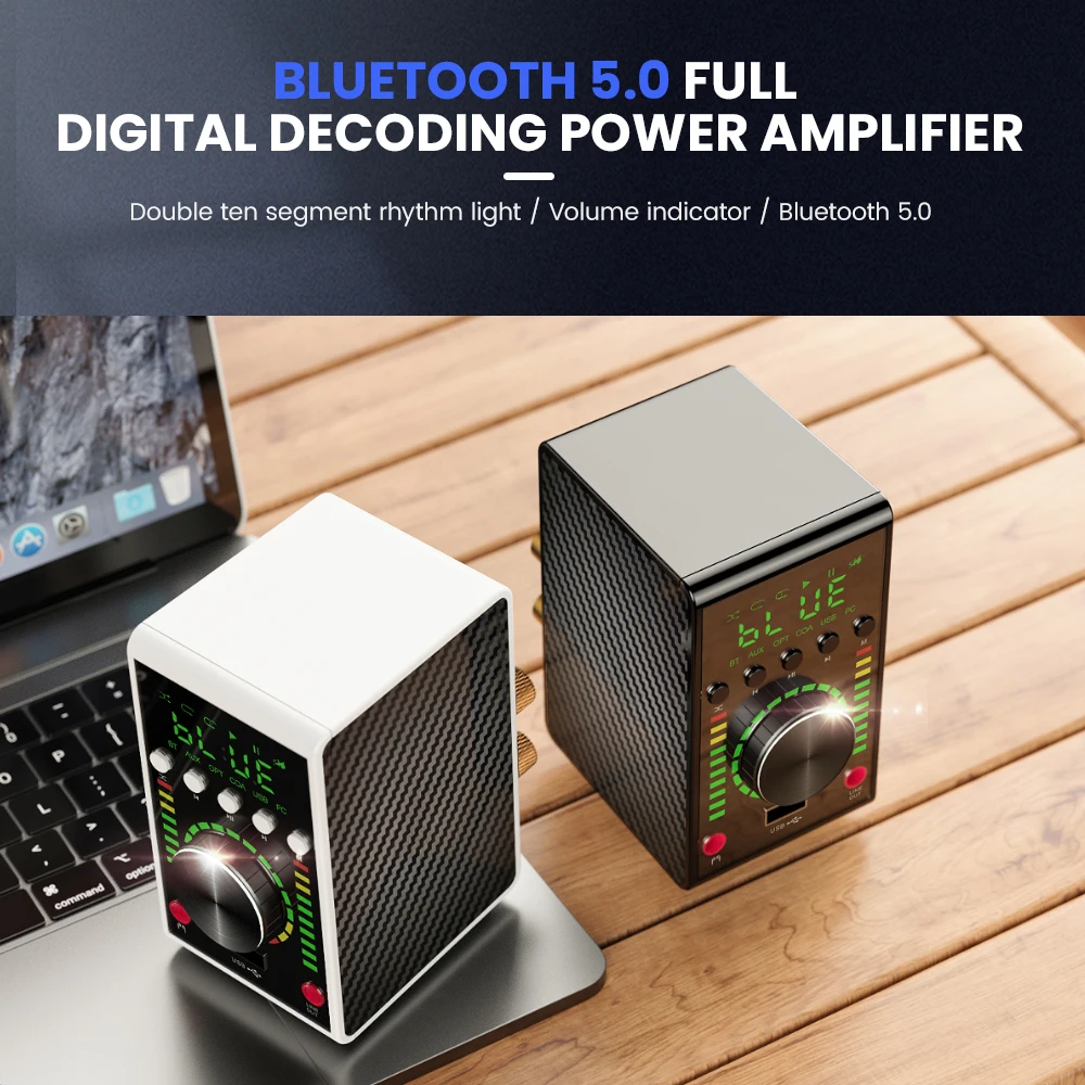 AIYIMA мини усилитель мощности MA12070 HiFi Bluetooth 5 0 звуковой стерео аудио оптоволоконный