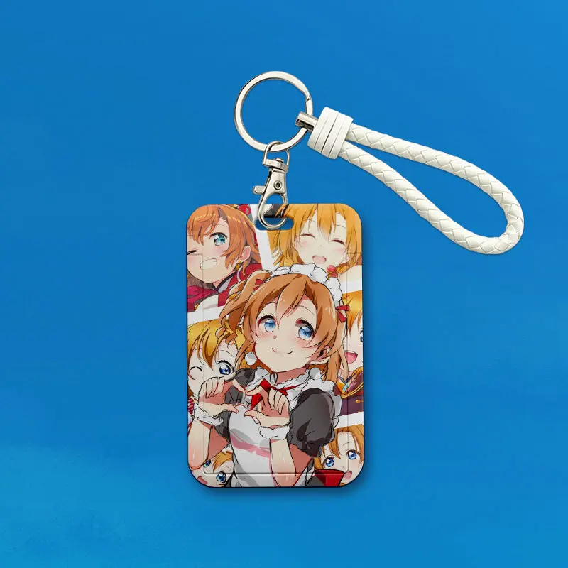 2023 110*70mm Japanese Anime LOVE LIVE Lanyard ID Card Badge Holder with Keychain Keyring Gift No.1-No.18
