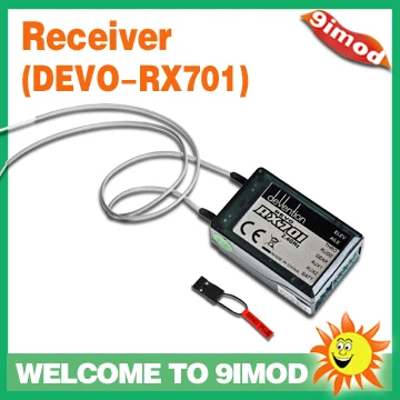 

Серия DEVO, 7-канальный стандартный приемник RX701 (совместим с DEVO6 7 7E 8 10 12)