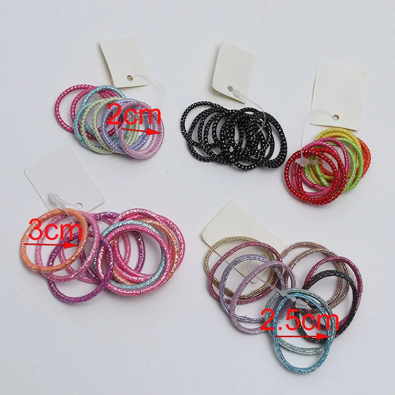 Детские блестящие эластичные резинки для волос мини-размер детский держатель