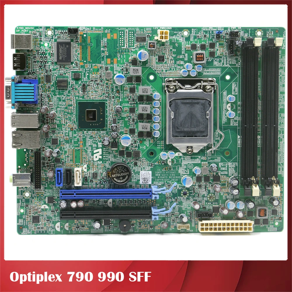 Original Motherboard For DELL For Optiplex 790 990 SFF D28YY D6H9T WVTJN Perfect Test Good Quality