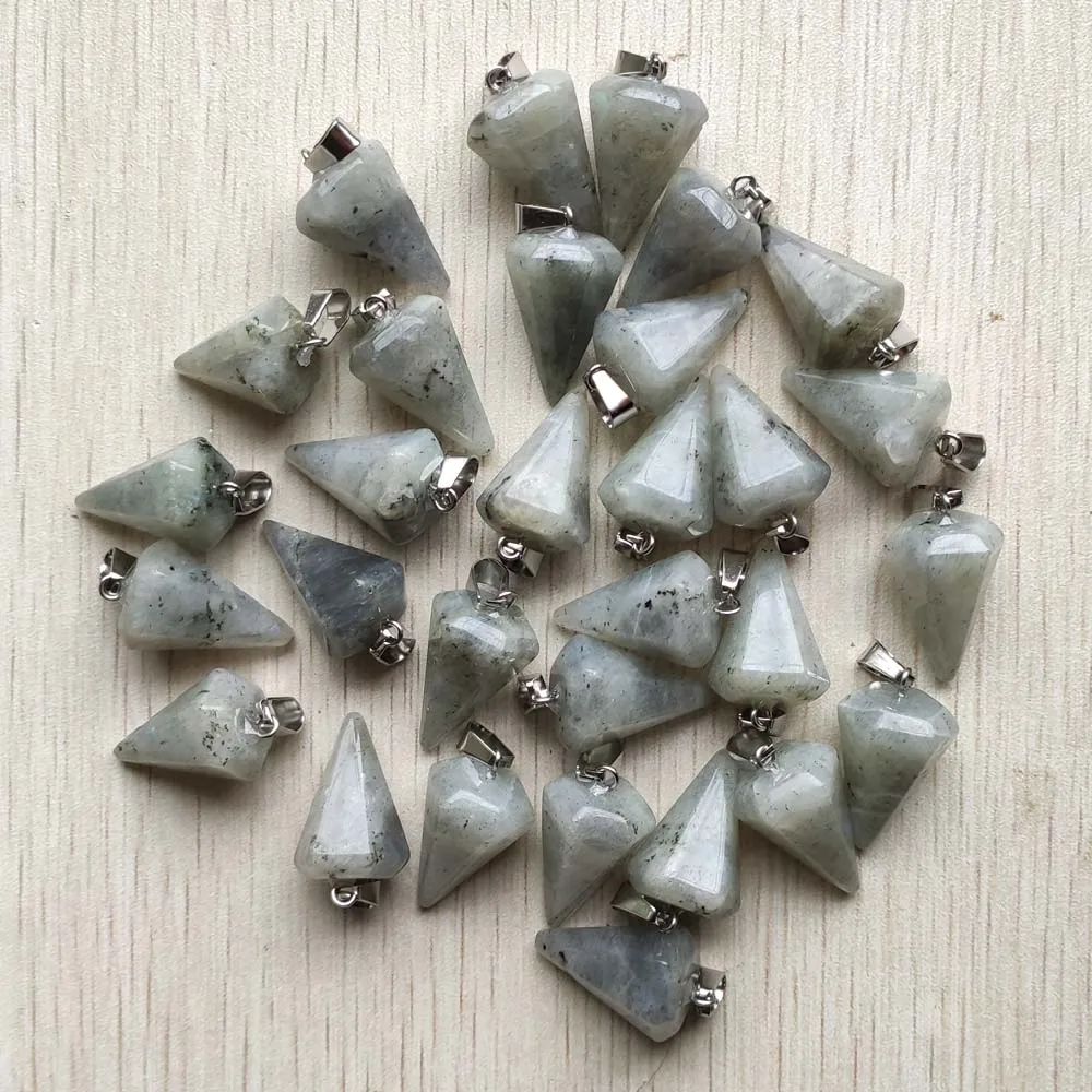24 шт./партия подвеска из натурального лабрадорита