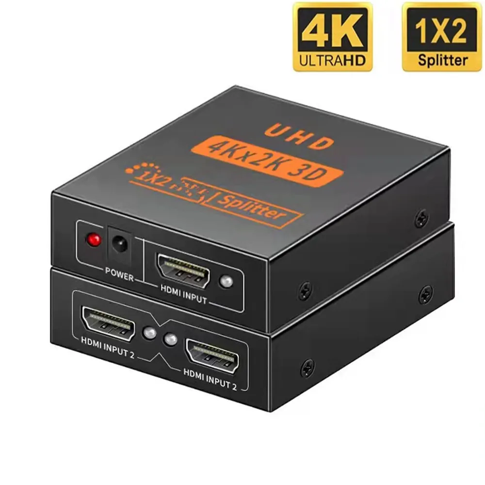 4K 3D HDMI-compatible Splitter 1x4 1x2 Full HD 1080P Video Switch Switcher 1 in 4 out Amplifier Adapter For HDTV DVD PS3 Xbox images - 6