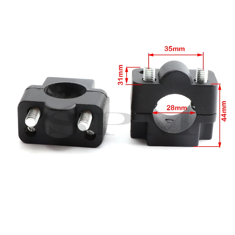 

Универсальные алюминиевые крепления на руль, 1/8 дюйма, 28 мм