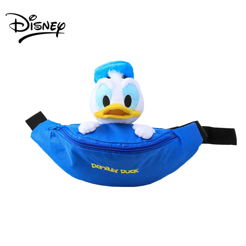 Disney's New Donald Duck Waist Bag Students' Versatile Fashion Chest Bag Men's and Women's Bag Single Shoulder Bag Messenger Bag