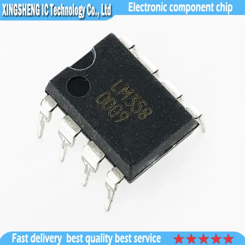 10 шт., LM358P, LM358, LM358N, DIP-8, 358P, новая и оригинальная идентификация IC