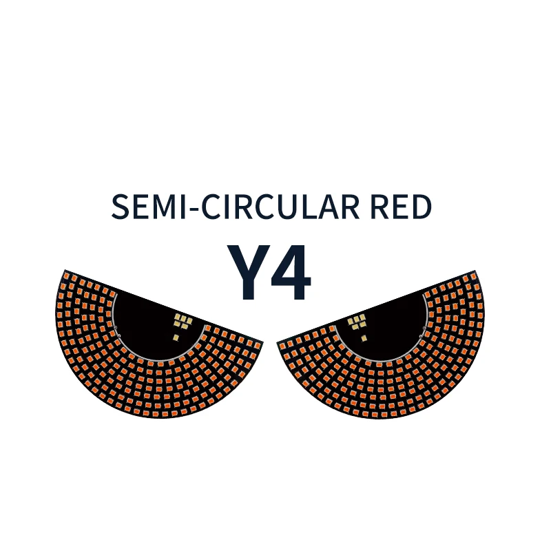 

2 Шт. Автомобильные Светодиодные Декоративные Лампы, Красный Стробоскоп, Свет Дьявола, Атмосферная Сигнальная Лампа