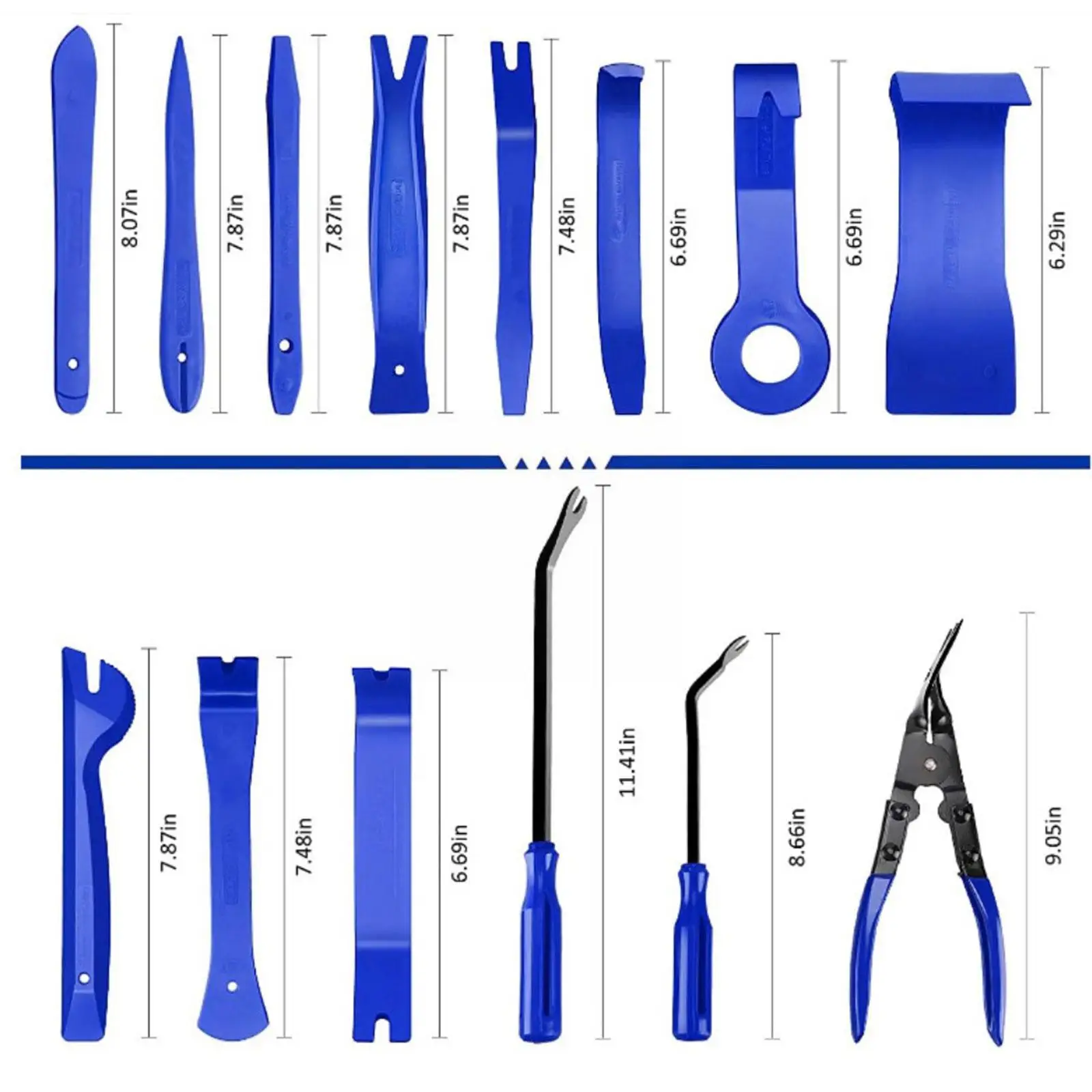 

Car Audio Removal Tool 19pcs Radio Dash Clip Panel Installer Repairing Pry Kit For Auto Mechanic 2 Color O1q8