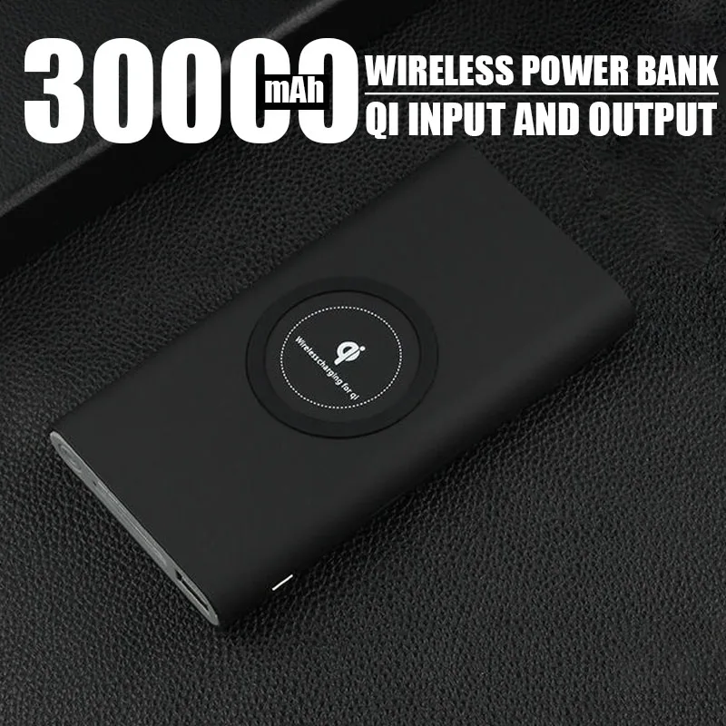 

200000mAh Wireless Power Bank Two-way Fast Charging Powerbank Portable Charger Type-c External Battery for IPhone