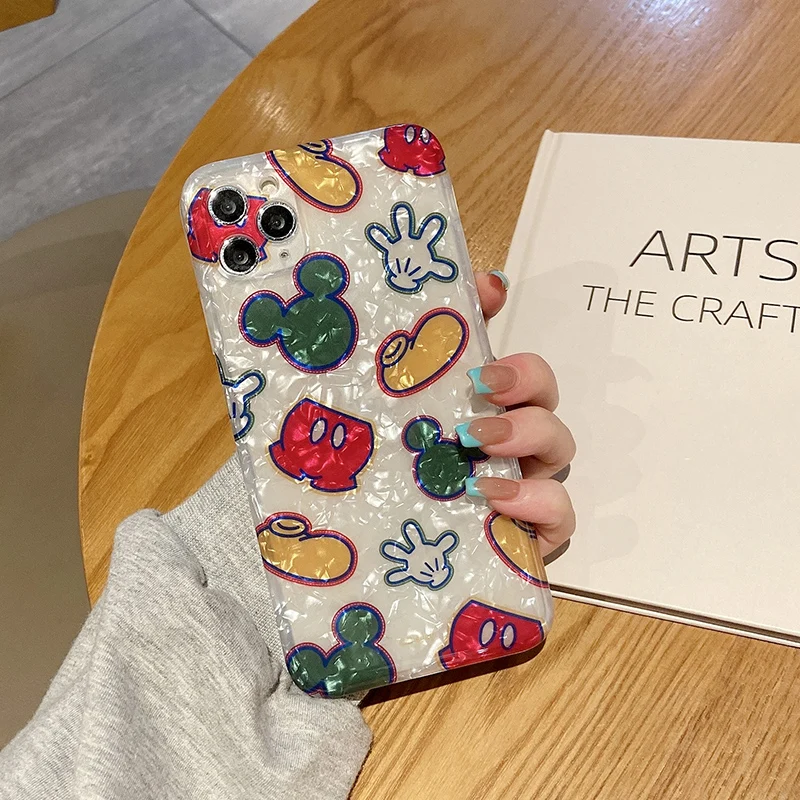 

Disney Mickey Mouse Cartoon for Apple iPhone For iPhone 12 11 Pro Max X XR XS Max 7 8 Plus For Huawei P40 MATE30 40 Funda Capa