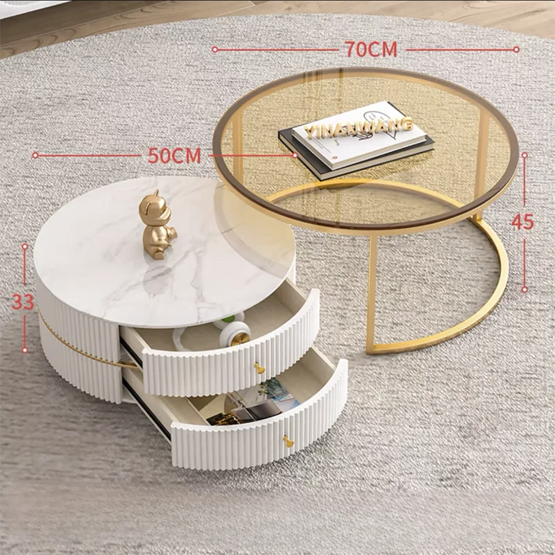 Журнальный столик с белым акцентом ночные столики скандинавский декор боковые