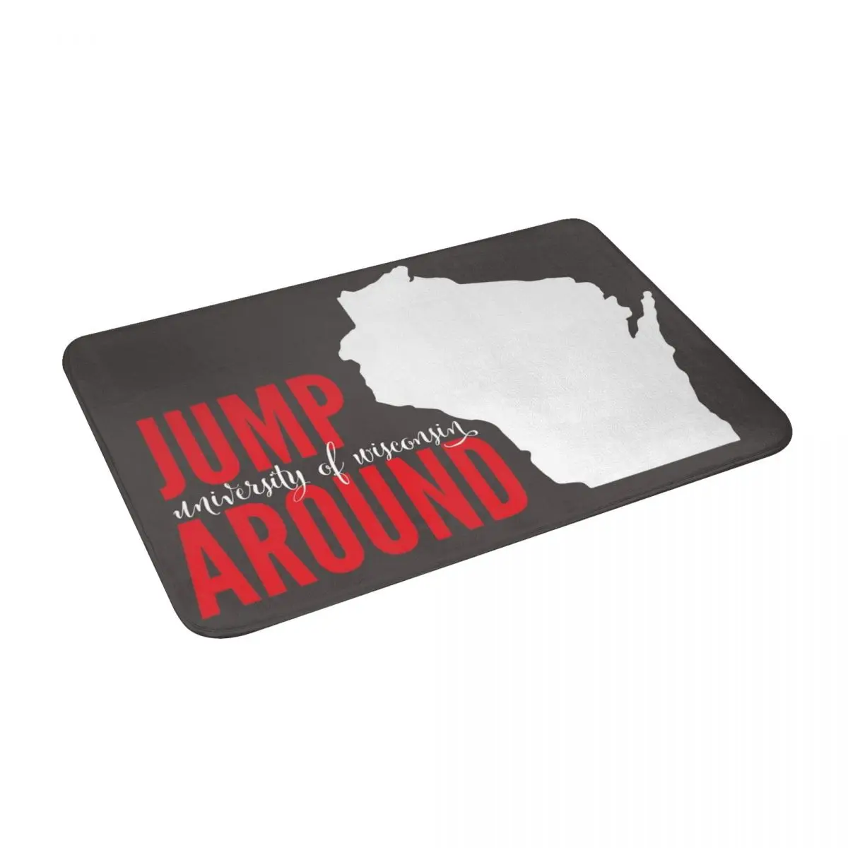 

Jump Around Wisconsin Bath Door Floor Mat Non-slip Rug Carpet Entrance LivingRoom Home Kitchen Absorbent Doormat Bathroom Cocina