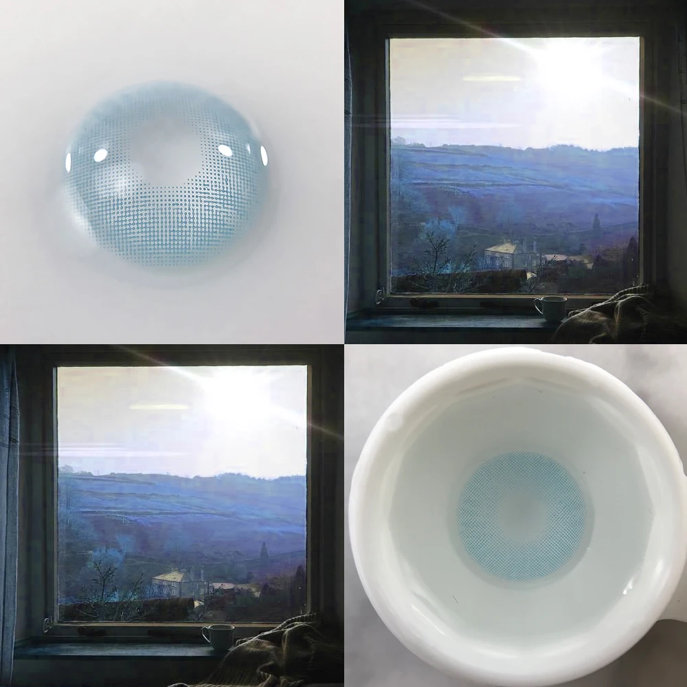 Контактные линзы OVOLOOK 14 0 мм естественного цвета ed для глаз, цветные линзы для маленьких зрачков, 1 пара, линзы для глаз