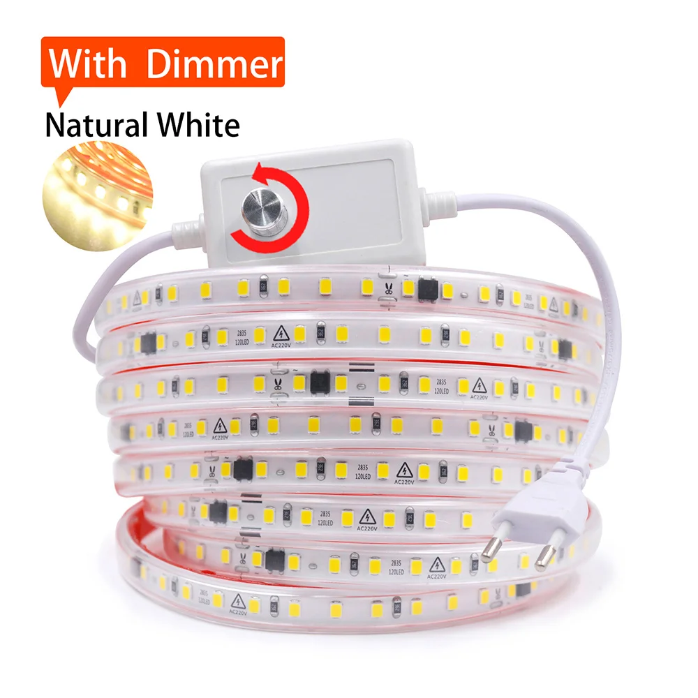 

XUNATA Светодиодная лента 2835 белая водонепроницаемая 120 светодиодов