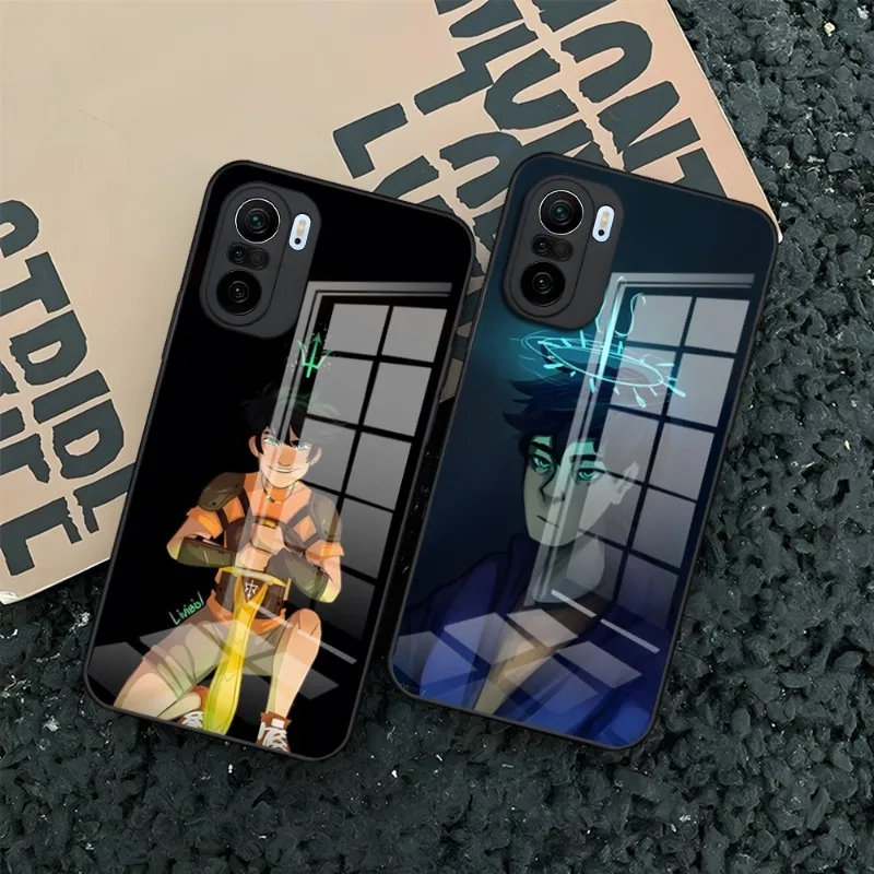 Чехол для телефона с мультипликационным фильмом Перси Джексон для Xiaomi Redmi Note 13 10 10T 11i 11T 11 9 8 11S Poco M4 F3 X3 Pro, чехол из закаленного стекла