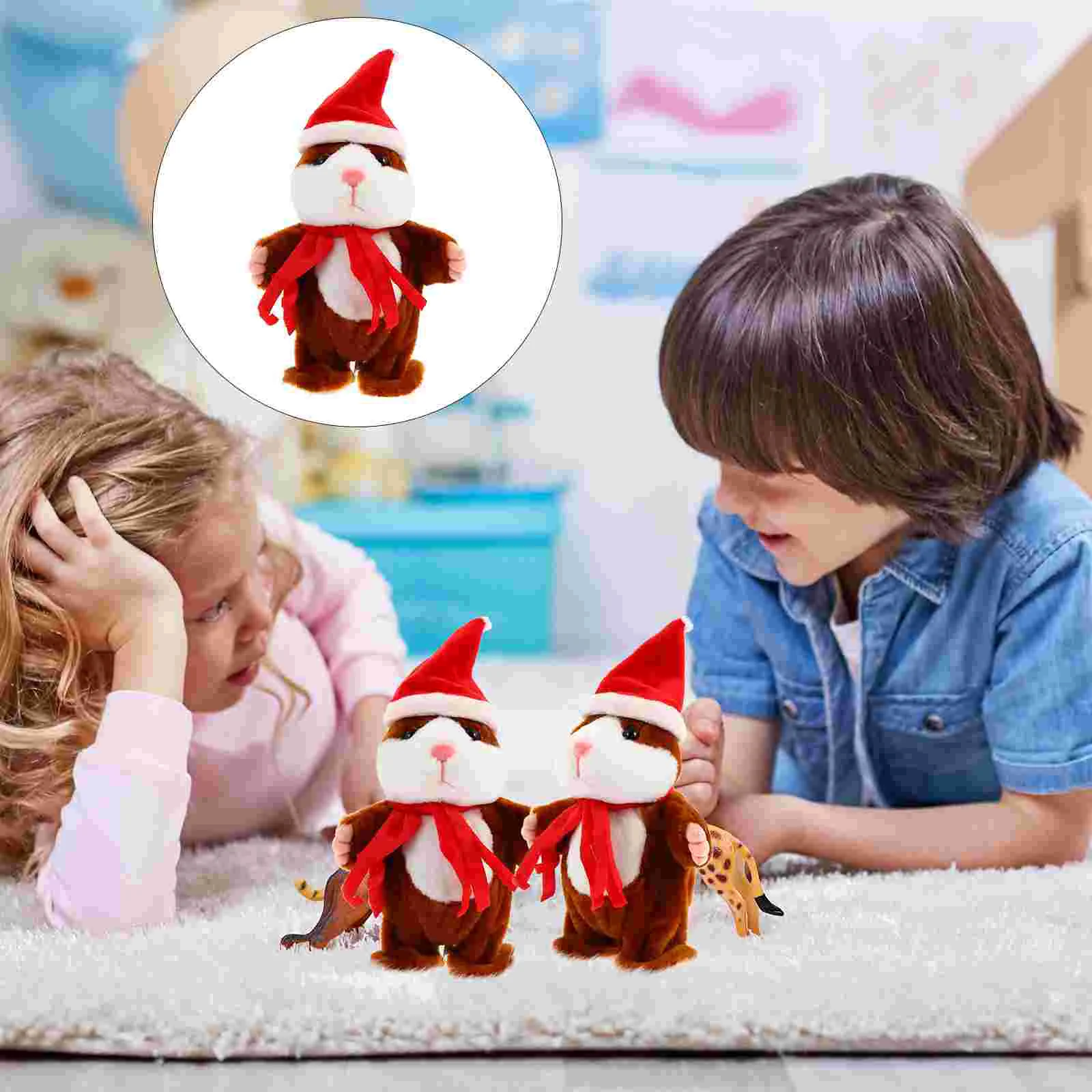 

Electric Hamster Toy Plush Toy Plush Plaything Educational Playthings Kid Toy