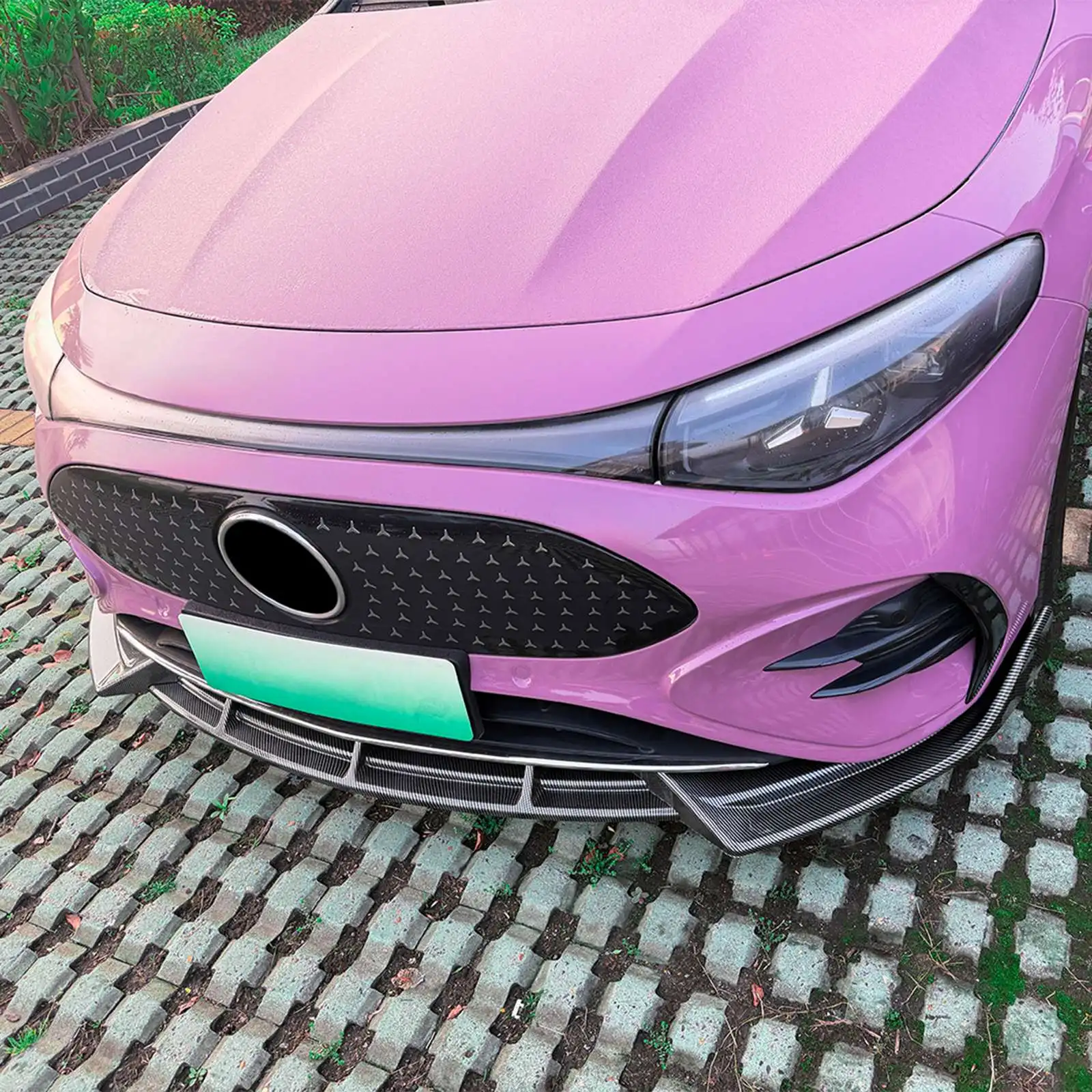 Фото Для Mercedes-Benz CLA C174 C178 Line 2026+ Передний бампер, сплиттер-накладка №5