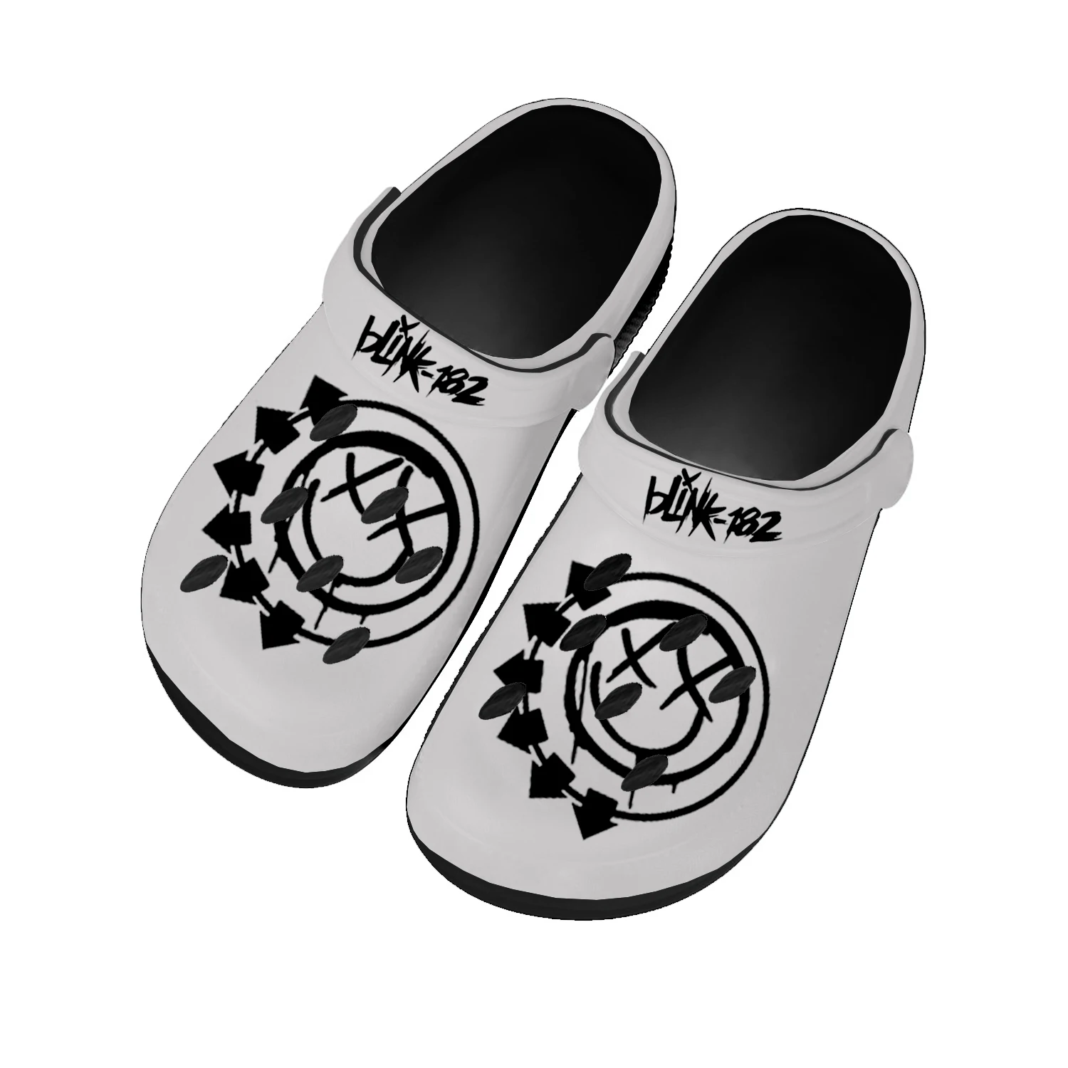 

Blink-182 Popularity Punk Rock Band Home Clogs Custom Water Shoes Mens Womens Teenager Shoes Clog Breathable Beach Hole Slippers