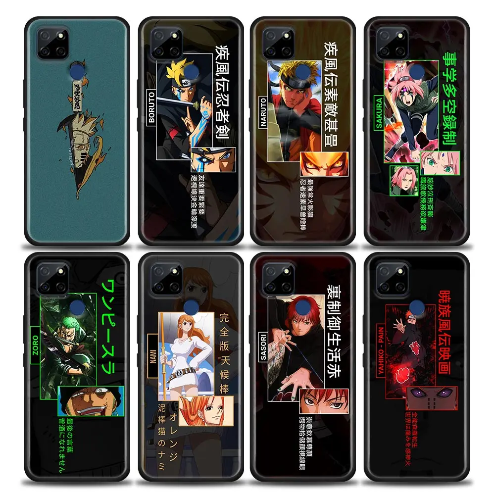 

Anime Naruto Zoro Goku Phone Case for Realme C2 C3 C21 C25 C11 C12 C20 C35 Oppo A53 A74 A16 A15 A9 A54 A95 A93 A31 A52 A5s Case