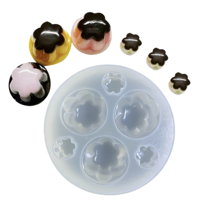 

Mini Pudding Shaped Silicone Mold DIY Cake Decorating Baking Mold for Making Chocolate Fondant Cupcake Molds Nonstick