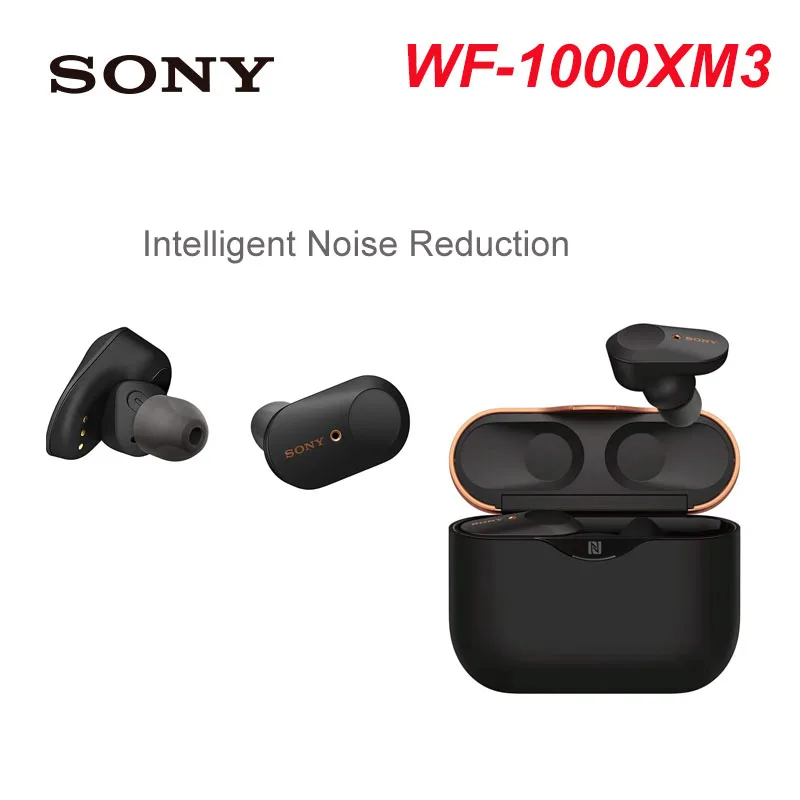 

Sony WF-1000XM3 Industry Leading Noise Canceling Truly Wireless Earbuds Headset/Headphones with AlexaVoice Control and Mic