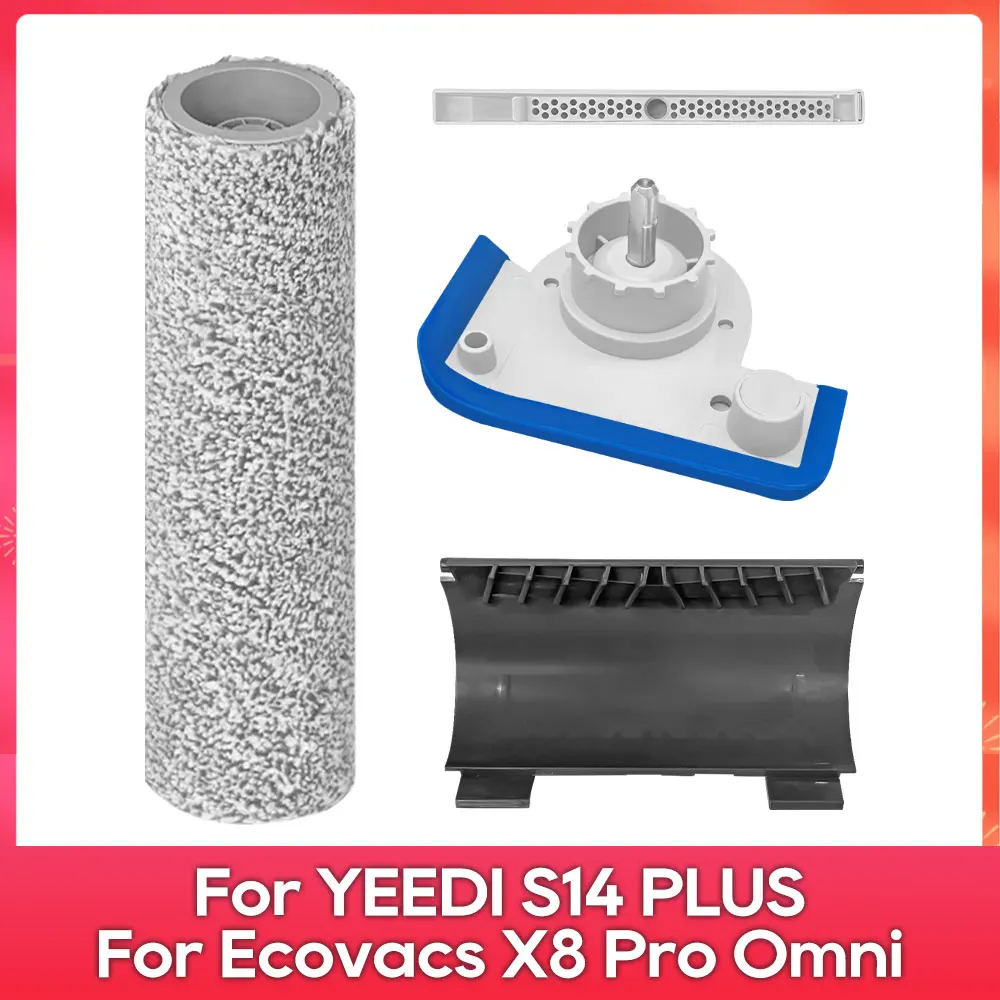 

Подходит для ( ECOVACS X8 PRO OMNI, X8 PRO PLUS AI, Yeedi S14 Plus ) Запасные аксессуары: барабан для чистки, резервуар для воды, щетка-гребень, торцевая крышка