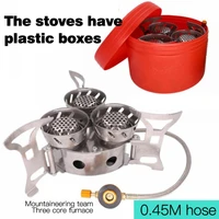 hiking wind proof camping gas stove outdoor strong fire stove heater tourism furnace supplies equipment for picnic survival