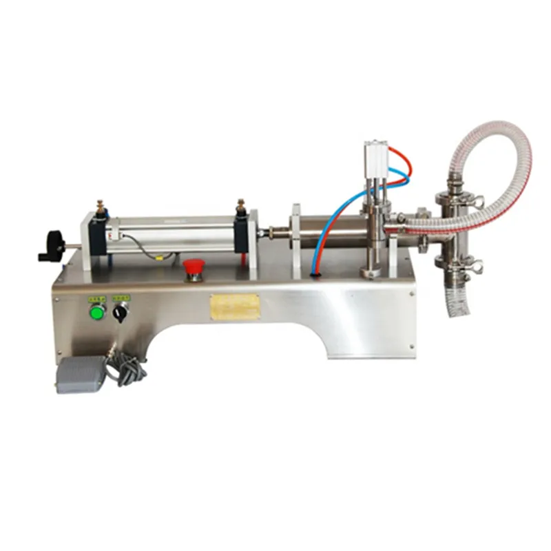 

Double Heads Semi Automatic Pneumatic Beverages Bottle Filling Machine