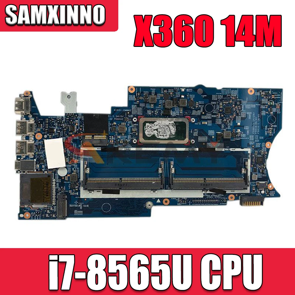 

18755-1 Mainboard For HP Pavilion X360 14M 14-BA Laptop Motherboard With Intel i7-8565U CPU DDR4 448.0C212.001 100% Fully Tested