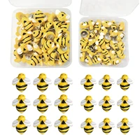 cute bee push pins 30pcs decorative cute thumb tacks craft embellishment decorative thumbtacks for cork board office or home