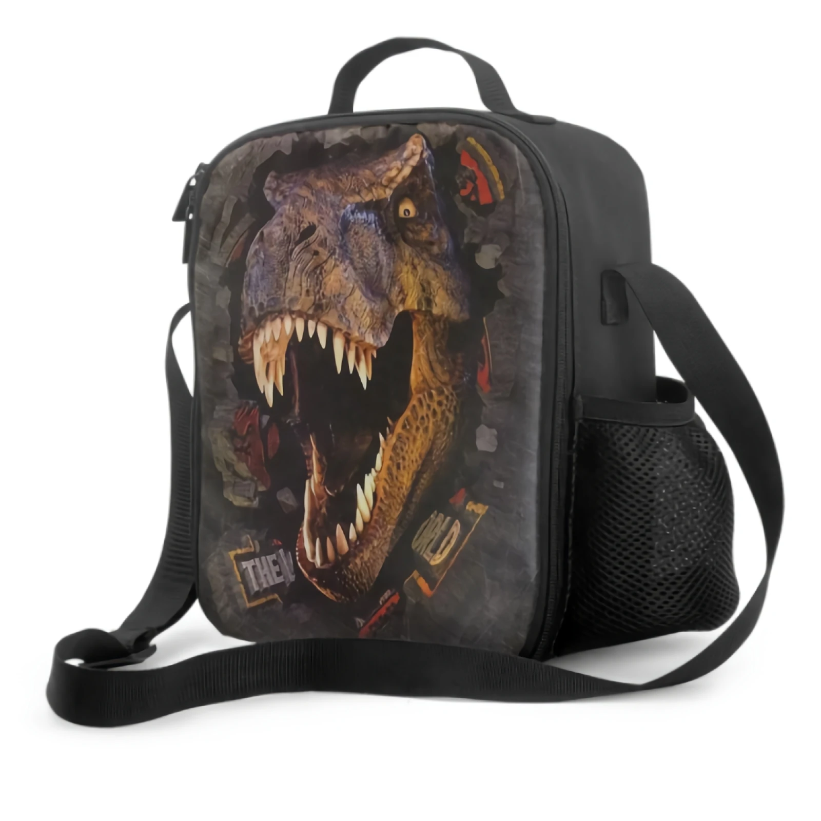

Jurassic Park Insulated Lunch Box Leakproof Portable Lunch Bags Durable Reusable Cooler Tote Bag for Travel Picnic School Office