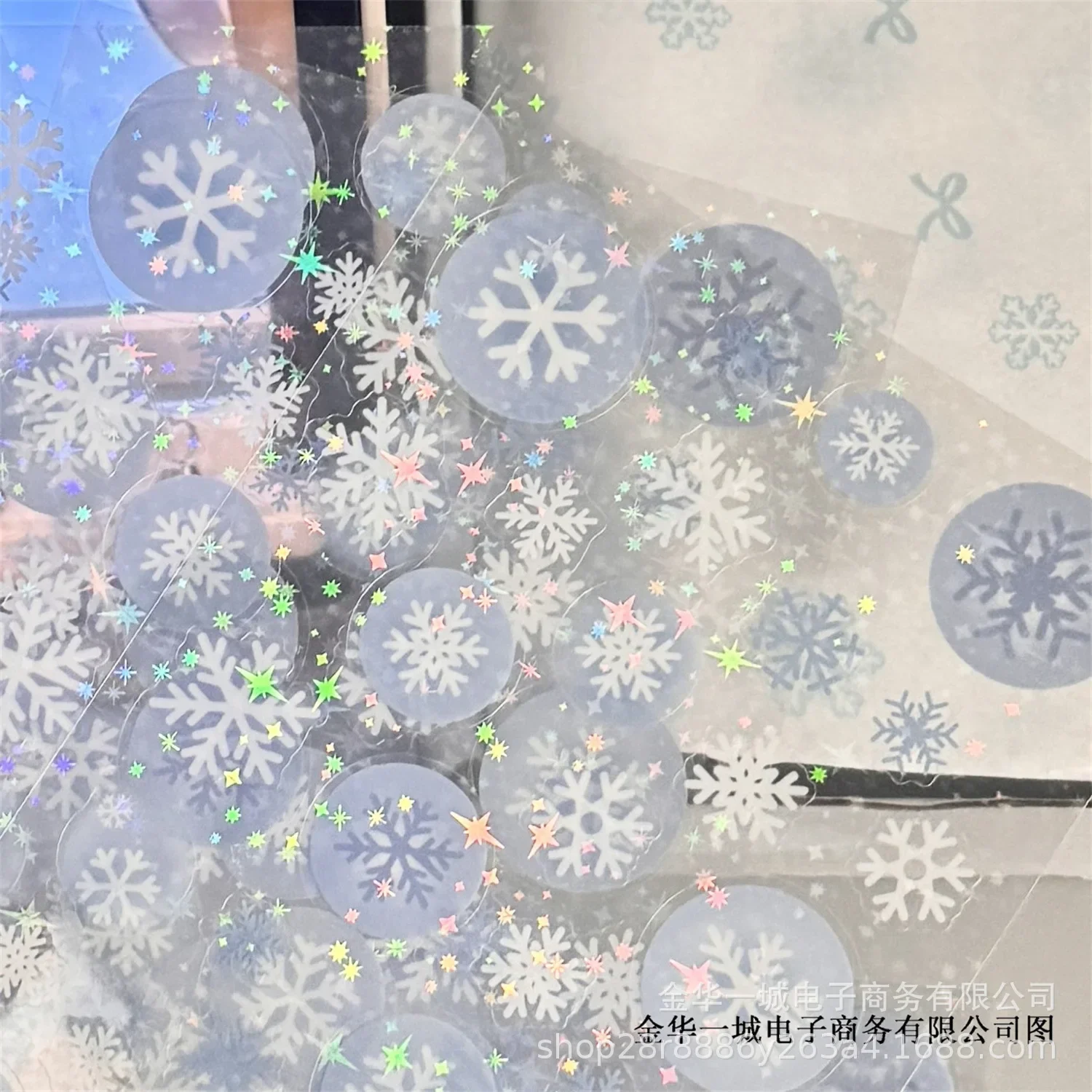 

Снежинки наклейки для блокнотов