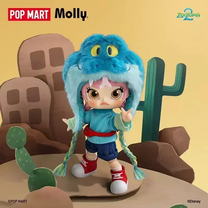 Фото POPMART MOLLY ZOOTOPIA 2 Серия, масштаб 1/12, милая аниме-фигурка, слепая коробка — коллекционные загадочные куклы-сюрпризы, подарок №2