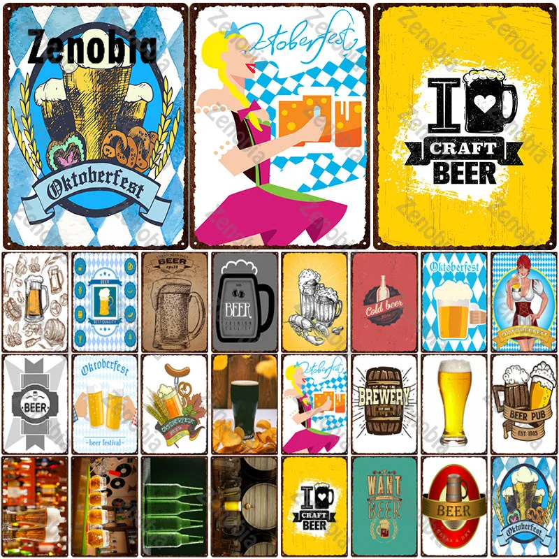 

Classic Beer Retro Metal Tin Sign I Love Craft Beer Iron Painting Bar Pub Club Decoration Vintage Plaque Cold Beer Metal Poster