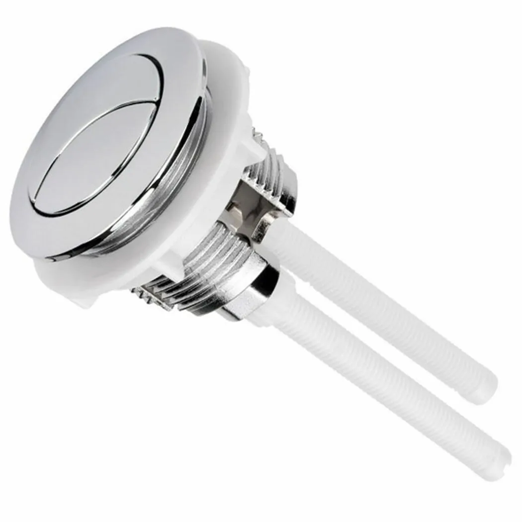 

Dual Flush 38mm Toilet Tank Round Valve Push Button Water Saving WC Double 2 Rods Bathroom Toilet Water Switch 1pc