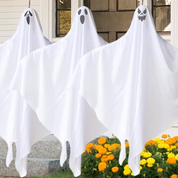 Halloween Hanging Ghosts Decorations Spooky Flying Ghost Outdoor Halloween Decorations Floating Ghost Party Props Decoration 1