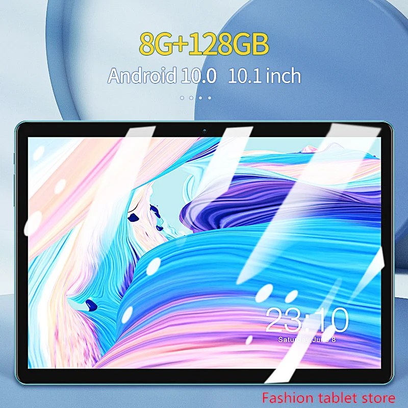

[Hot Sale] Android 10.0 Tablet 10.1 inch 8G+128GB Tablet Dual SIM Card 4G Triple Camera ZOOM Google Meet tablet