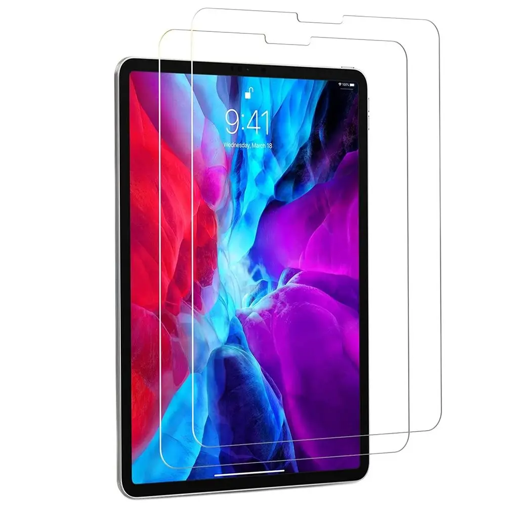 

(2 Pack) Tempered Glass For Apple iPad Pro 11 2018 2020 2021 2022 2th 3th 4th 5th Generation Full Coverage Screen Protector Film