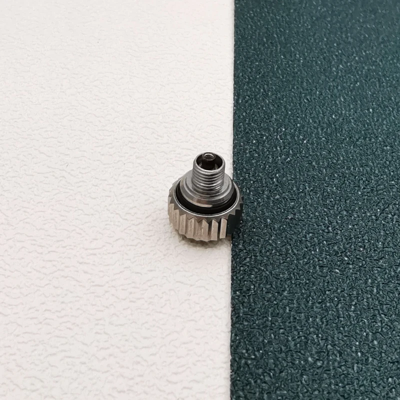 Top 904L Steel Watch Crown For Submariner 116610 Fit 3135 Movement Aftermarket Watch Repair Replacement