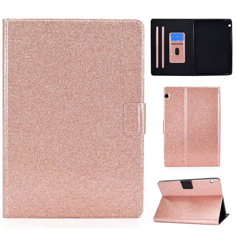 

Детский Тонкий блестящий чехол для Huawei MediaPad T5 10, чехол AGS2-L09/W09/L03/W19, складная подставка для планшета 10,1 дюйма, Магнитный чехол из ТПУ