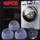 4 шт.лот антивибрационные подставки для ножек, резиновые ножки Slipstop, бесшумный коврик для поднятия скольжения, поддержка стиральной машины, амортизаторы, подставка для мебели