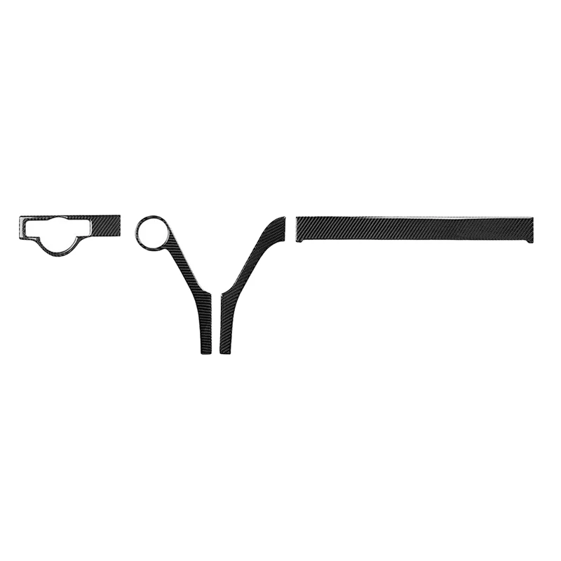 Накладка на панель приборной панели из углеродного волокна для Mercedes-Benz C Class W204