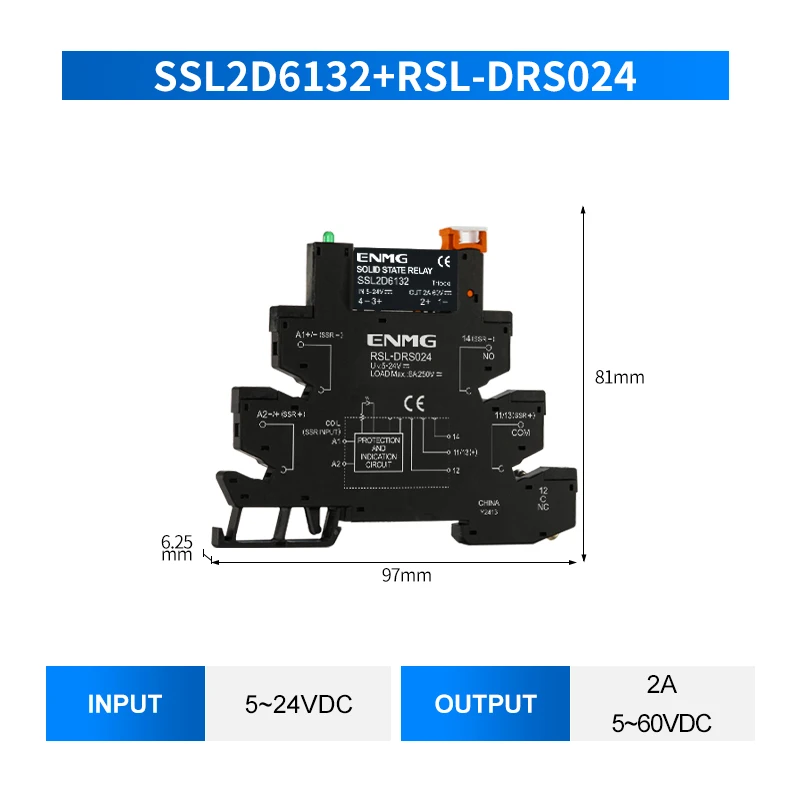 

ENMG RSL-DRS024 Твердотельное реле