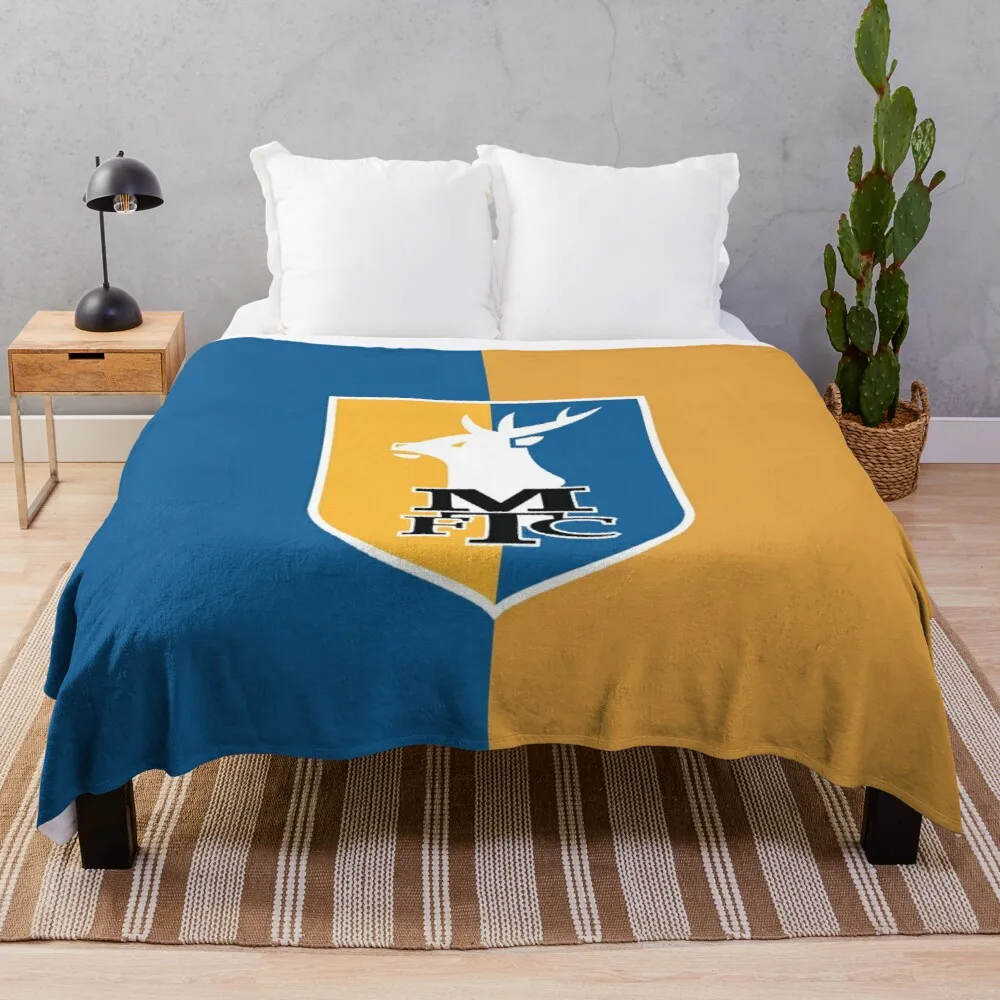 

Mansfield Town FC Throw Blanket Hairy Blanket