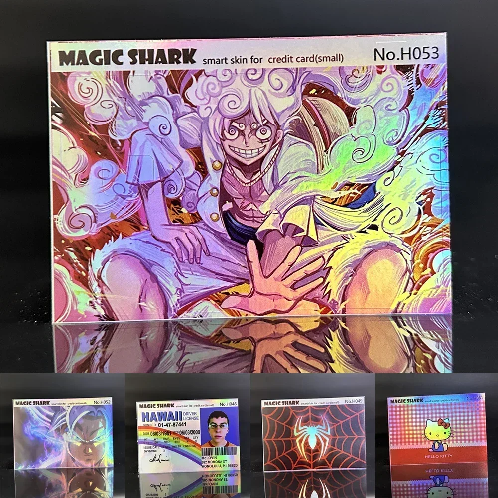 Волшебная Акула блеск Mcloving Драконий жемчуг Наклейка Обложка для дебетовой карты