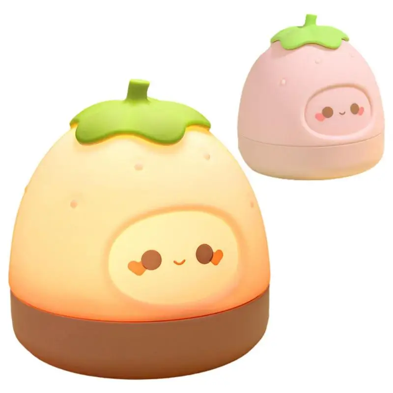 

Перезаряжаемая USB-лампа в форме клубники для детской комнаты